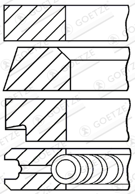 Goetze Engine Zuigerveren 08-267407-00