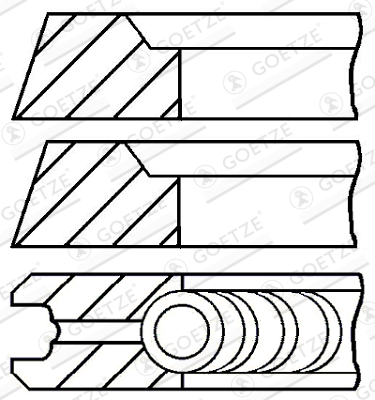 Goetze Engine Zuigerveren 08-318600-10