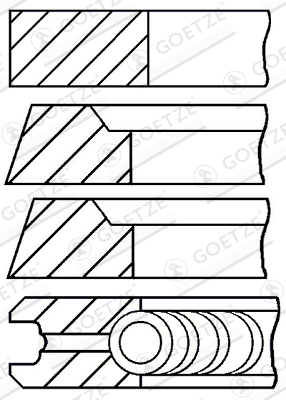 Goetze Engine Zuigerveren 08-348400-10