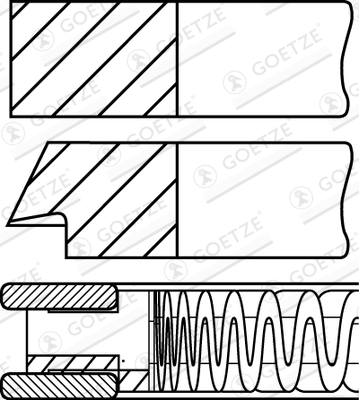 Goetze Engine Zuigerveerset 08-448500-10