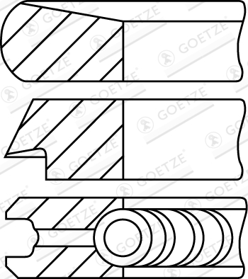 Goetze Engine Zuigerveerset 08-455100-00