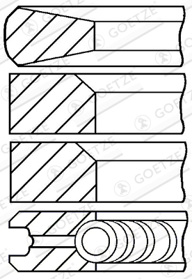 Goetze Engine Zuigerveren 08-523500-00