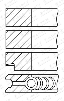 Goetze Engine Zuigerveren 08-527606-00