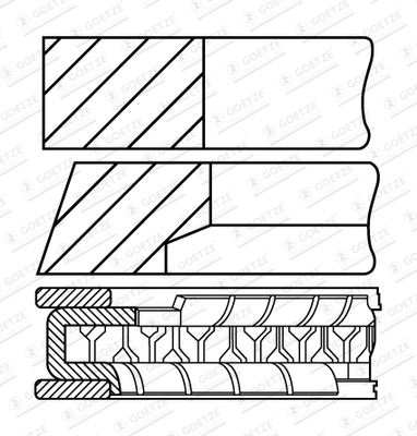 Goetze Engine Zuigerveren 08-780700-10