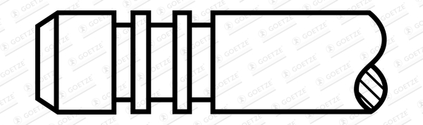 Goetze Engine Inlaatklep 90-261128-00