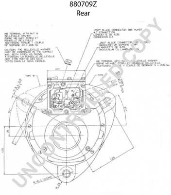 Prestolite Electric Alternator/Dynamo 880709Z