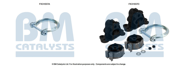 Bm Catalysts Katalysator montageset FK31037
