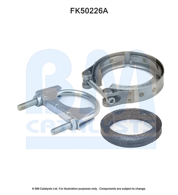 Bm Catalysts Uitlaat montageset FK50226