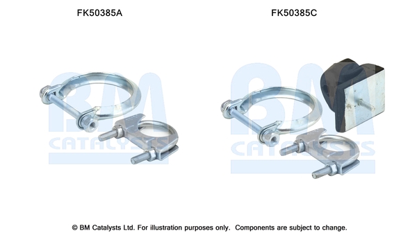 Bm Catalysts Uitlaat montageset FK50385