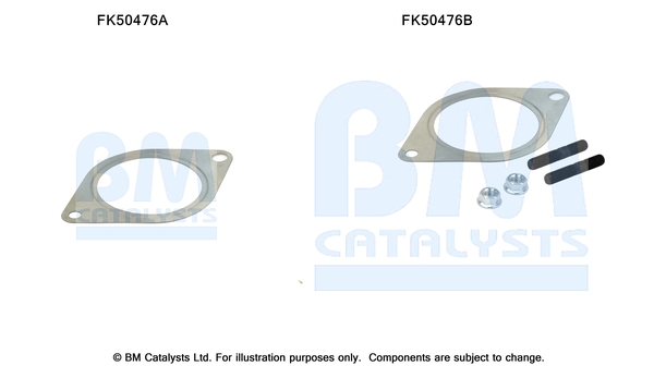 Bm Catalysts Uitlaat montageset FK50476