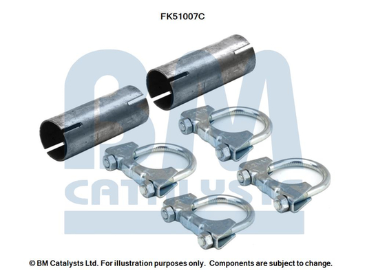 Bm Catalysts Uitlaat montageset FK51007