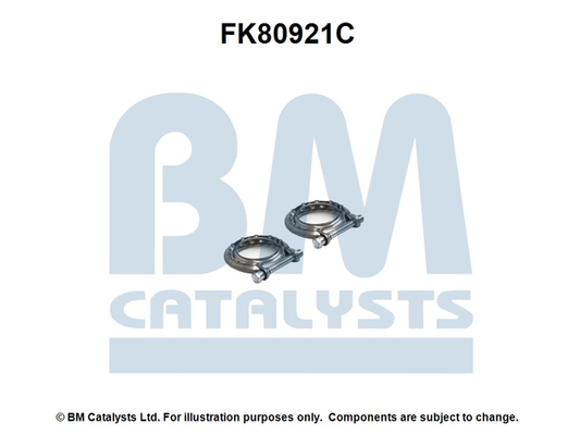 Bm Catalysts Montageset, katalysator FK80921