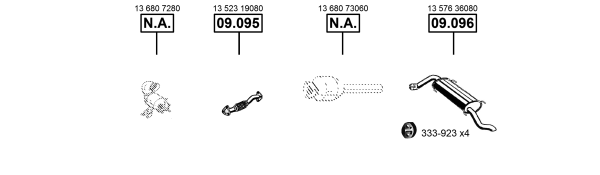 Asmet Uitlaatsysteem FI161005