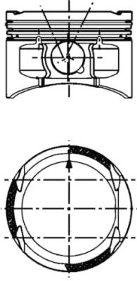 Kolbenschmidt Zuiger 40355600