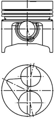 Kolbenschmidt Zuiger 40410620