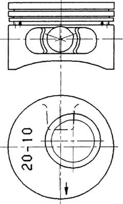 Kolbenschmidt Zuiger 90245610