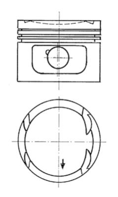 Kolbenschmidt Zuiger 90565620