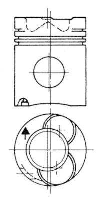Kolbenschmidt Zuiger 90738700