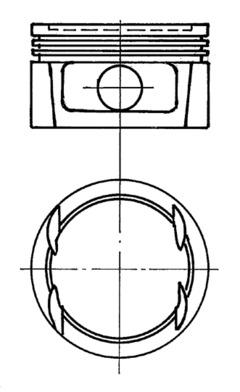Kolbenschmidt Zuiger 91023700