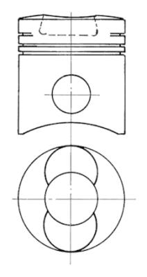 Kolbenschmidt Zuiger 91046700