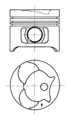 Kolbenschmidt Zuiger 91372600