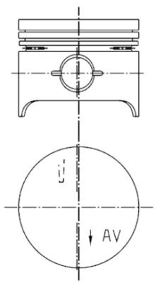 Kolbenschmidt Zuiger 92409700