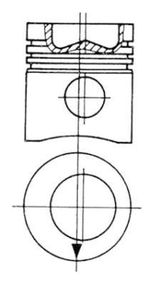 Kolbenschmidt Zuiger 93445700