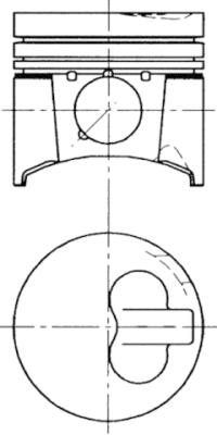 Kolbenschmidt Zuiger 94743700
