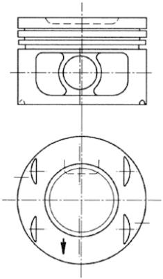 Kolbenschmidt Zuiger 94673710