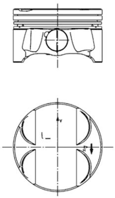 Kolbenschmidt Zuiger 40085610