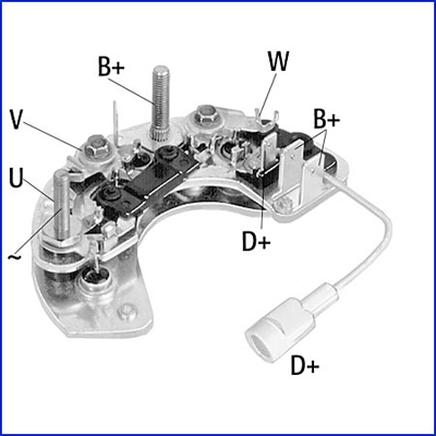 Hitachi Dynamo gelijkrichter (Diodebrug) 139620