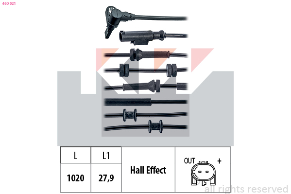 KW ABS sensor 460 021