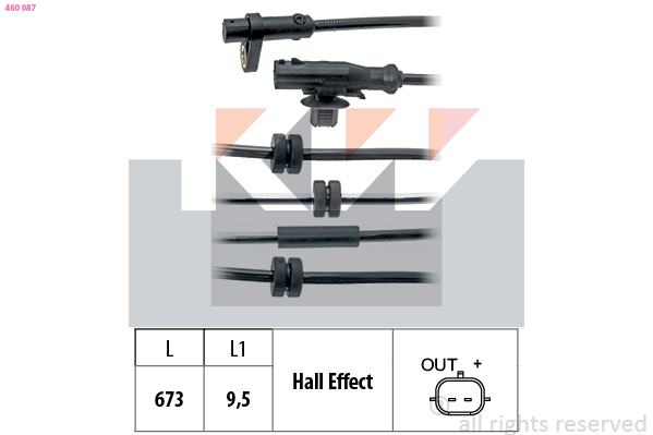 KW ABS sensor 460 087