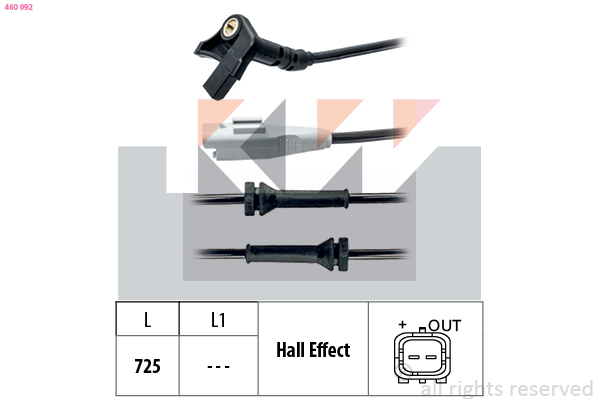 KW ABS sensor 460 092