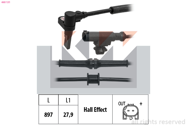 KW ABS sensor 460 131