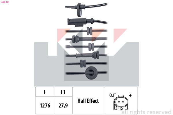 KW ABS sensor 460 141