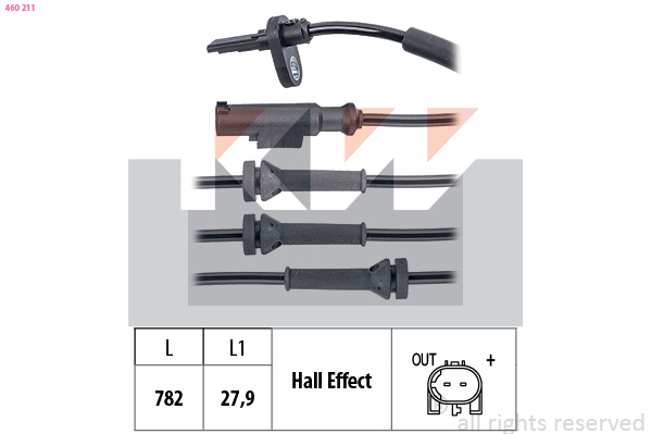 KW ABS sensor 460 211