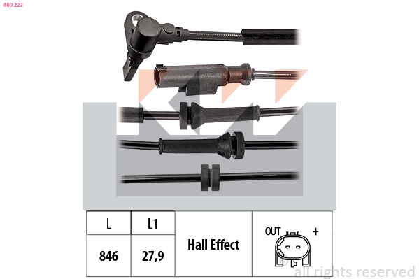 KW ABS sensor 460 223