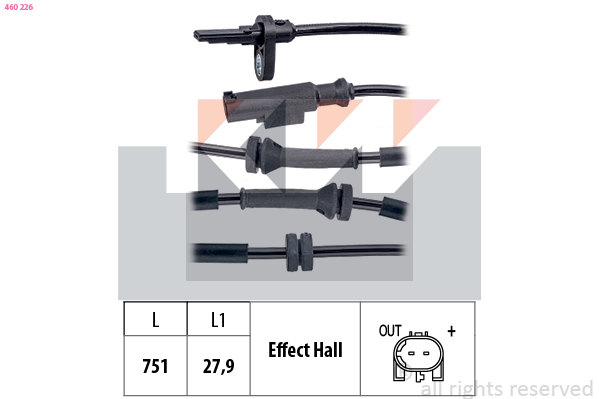 KW ABS sensor 460 226