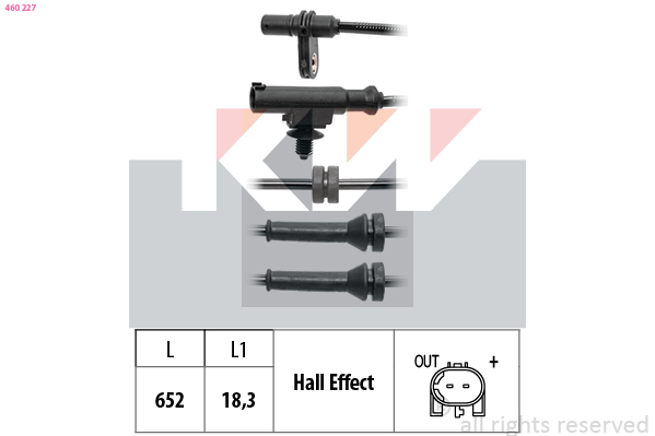 KW ABS sensor 460 227