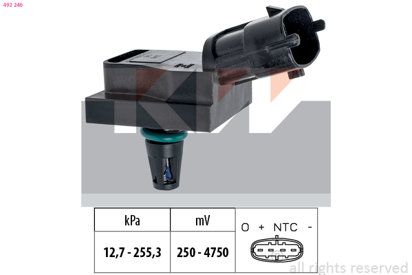 KW Vuldruk sensor 493 246