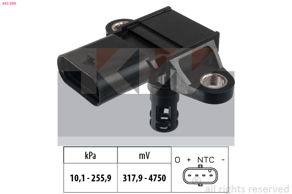 KW Vuldruk sensor 493 399