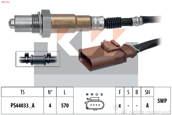 KW Lambda-sonde 498 315