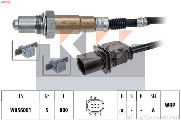 KW Lambda-sonde 498 430