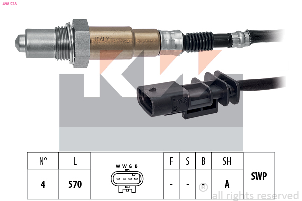 KW Lambda-sonde 498 528