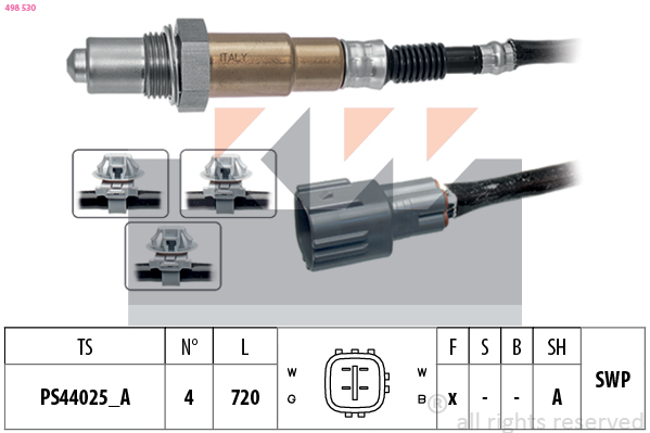 KW Lambda-sonde 498 530