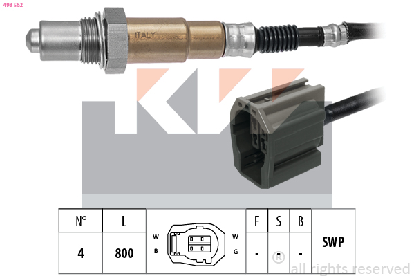 KW Lambda-sonde 498 562