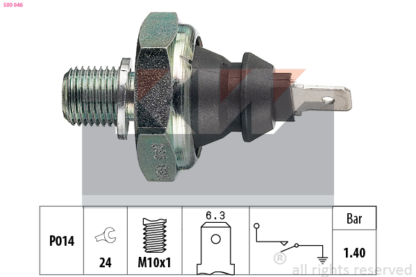 KW Oliedrukschakelaar 500 046