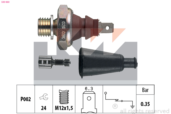 KW Oliedrukschakelaar 500 060
