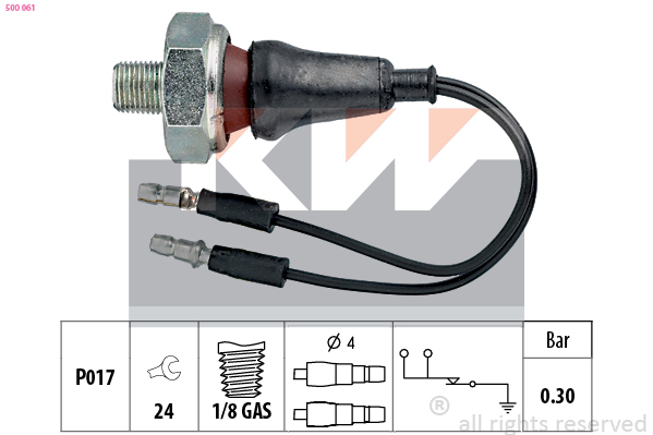 KW Oliedrukschakelaar 500 061